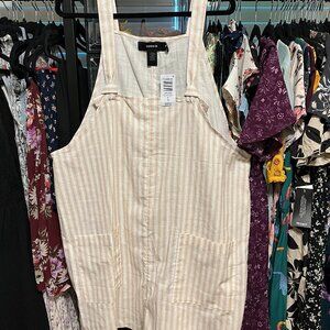 NWT Torrid Overall Shorts Shell Color Size 0